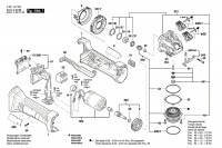 Bosch 3 601 JJ7 050 GWX 18V-8 Cordless Angle Grinder Spare Parts